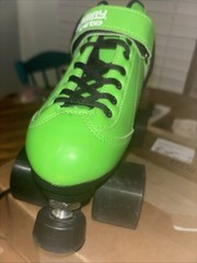 Roller Derby Elite Stomp5 Roller Skates Speed Men’s 4 Women’s 5 Neon LIME Green