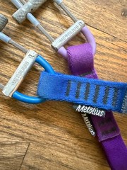 Vintage Trad Climbing Cam Rack WILD COUNTRY CHOUINARD BLACK DMND METOLIUS 10 Pcs