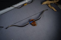 Black Slat 25lb Traditional Bow Handcrafted Laminated One-Piece Recurve