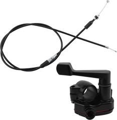 7/8 Inch Thumb Throttle Kit with Cable, Universal ATV Dirt Bike Throttle, 50-250
