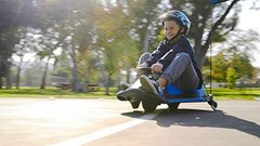 Crazy Cart Go Kart Black/Blue Standard Packaging Shift – Standard Packaging