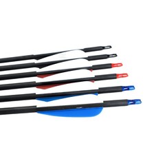 3 Finger Thumb Release Aids 12pcs 31″Archery Arrows Quiver Set Practice Hunting