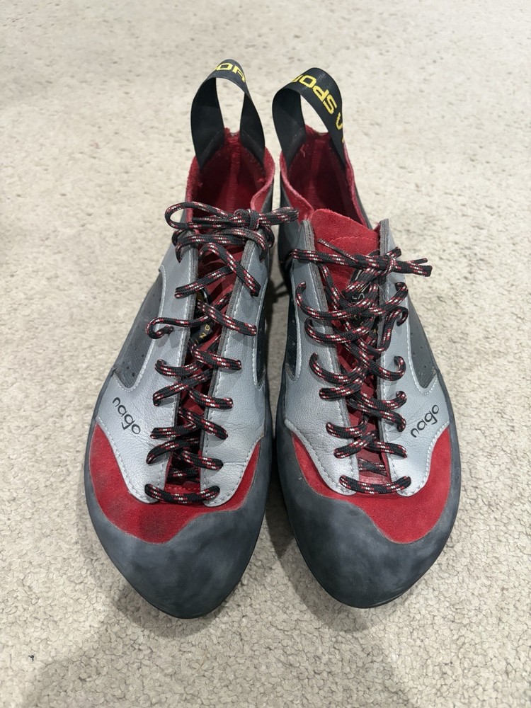 La Sportiva Nago Vibram Xsedge Lace Italy Climbing Shoes 42 Womens 10 Mens 9