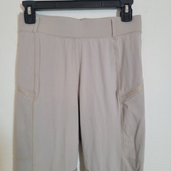 Willit Taupe Small Breeches Equestrian Pull-On Pant Zip Riding Horseback Tan