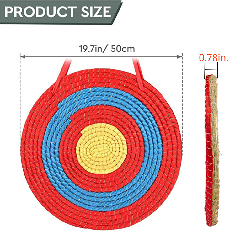 50cm Solid Straw Archery Target Hand-Made for Bow Shoot Aiming Hunting Practice