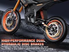 3000W Electric Dirt Bike 48V 21AH 35MPH Off Road Motorcycle Teens Adult