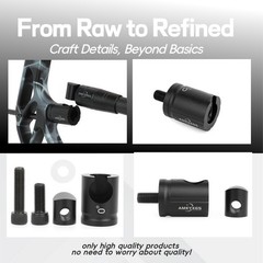 Archery Quick Disconnect 0/5/8/10° Adapter Mount Detach Balance Rod Stabilizer