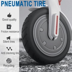 GLDYTIMES 8.5×2.0 Inner Tube Replacement 8.5 inch, black inner tire 2pcs