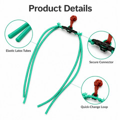 Metal Slingshot Set & Accessories Ball Holder Magazine Replacement Bands Target