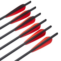 Archery Crossbow Bolts 20″ Hunting Arrows +/OR Lighted Nocks Half Moon Shooting
