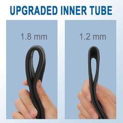GLDYTIMES 8.5×2.0 Inner Tube Replacement 8.5 inch, black inner tire 2pcs