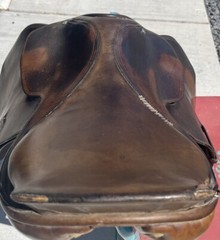 16.5” Antill Saddlery Spring Seat English Jumping Saddle Leather Walsall England