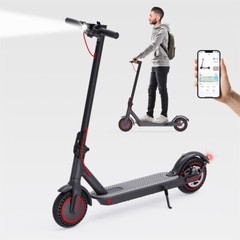 350W Adult Foldable Electric Scooter 15mph Max Speed Motor 8.5″ Tires 20M Range