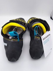 Scarpa Vapor V Climbing Shoe Men’s Size 11.5, EU 45, New In Box, Smoke & Yellow