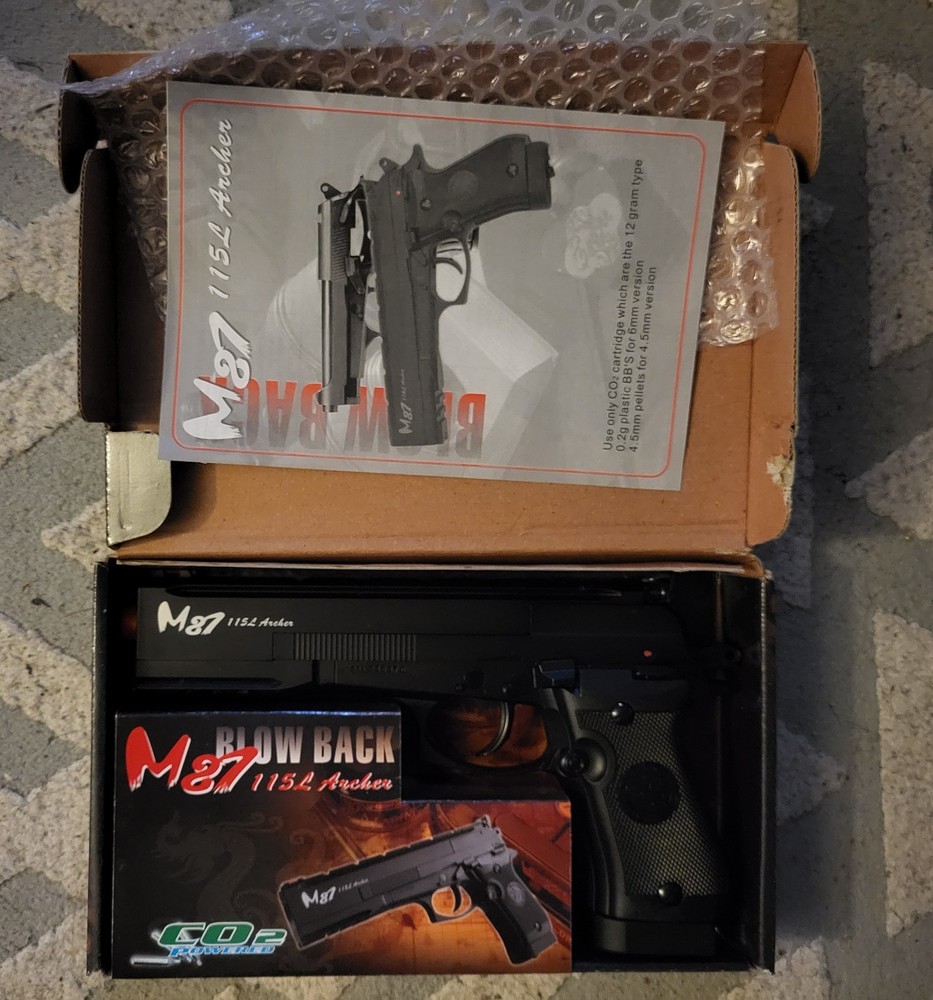 M87 Archer CO2 Blowback Airsoft Pistol