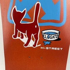 H-STREET Eddie «El Gato Elguera» Kitty Reissue Skateboard 80s Wood Hell Concave