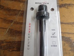 Bowtech Centermass Archery Stabilizer – 10″ – Black – Carbon Fiber – 11881X03