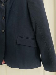 NWT Devon-aire Equi-fit Navy Blue English Horse Riding Show Hunt Coat Womens 6-8