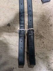 Black Mono Leathers Used 30″ Long