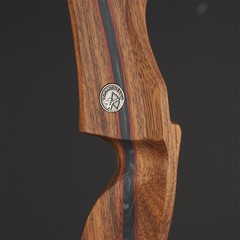 25-60lbs Archery Takedown Recurve Bow Wooden Riser Hunting Arrows Adult Shooting