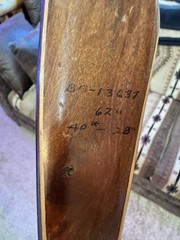 Ben Pearson Cougar 7050 Recurve Bow 62in 40# @ 28in RH Wood Brown/Black