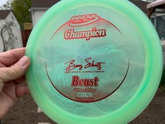 Beast (One of a Kind) Champion Barry Schultz New Disc Golf 176G Innova #1312