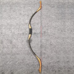 25-55lbs Traditional Recurve Bow Mongolian Archery Longbow Hunting Target RH LH