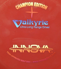 VERY RARE New Innova First Run CE Valkyrie Champion Edition in Blood Red 176g
