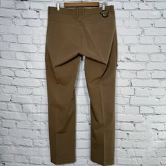 Irideon Riding Wear Womens Riding Pants L Tan Bootcut 2 Snap Zip 34×32 Pockets