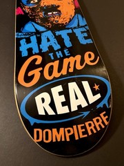 RARE Nick Dompierre Hannibal Dont Hate The Playa Real Skateboard Deck Horror NEW