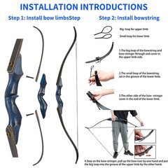 Archery 60″ RH 25-50lbs Wooden Riser Recurve Bow&12pcs Arrows Hunting Target