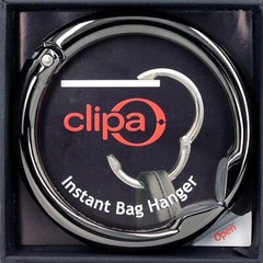 The Instant Bag Hanger Collection Made of Premium Metal Alloy; Will Not Tarnish