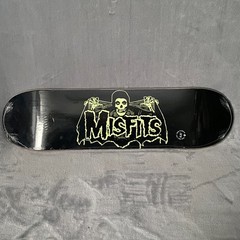 Misfits x Zero Halloween Fiend GITD Skateboard Deck 8.25 Glow in the Dark New