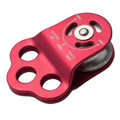 30KN Professional Triple Attachment Pulley Hitch Rock Climbing for 13mm Rope