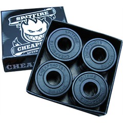 SPITFIRE Skateboard Wheels CHEAPSHOTS BEARINGS – Pack of 8, Free Sticker