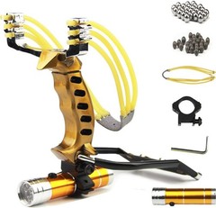 Slingshot,Wrist Sling Rocket Professional Hunting Slingshot with Heavy Duty L…