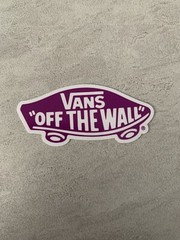 VANS Off The Wall 3” Inch Skateboard Sticker Purple Decal Waterproof Vinyl
