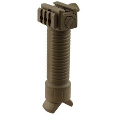 Polymer Spring Loaded Bipod Picatinny Rail Mount Tan Dark Earth Leg Steel Insert