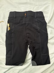 Kerrits Women’s Riding Breeches Knee Patch Pants Black/Gray Size S