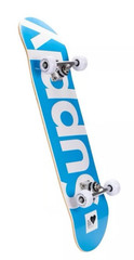 New The Heart Supply 31 Inch Skateboard Bright Blue Complete Fully Assembled