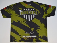 AC Diesel Empire Paintball Jersey Shirt 4XL XXXXL Black Green Camo Camouflage