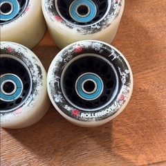 RollerBones Day of the Dead PET Quad Wheels 59mm 88A with Bones Bearings