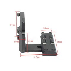 Aluminum Bow Sight Mount Bracket for Red Dot Laser Scope – Compound LH RH