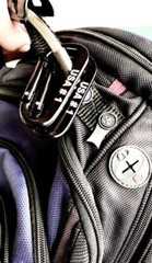 Pack of 6 pcs 3″ Aluminum Carabiner Spring Belt Clip Key Chain D Shape Black