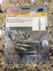 Fred Bear Vintage Bowfishing Point in package