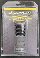 Bee Stinger Accessories – 8 ounce weight – Matte Black – NEW