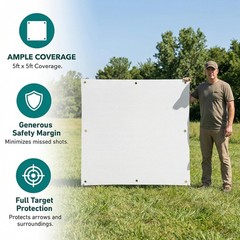 Auxhdk Archery Backstop For Backyard Heavy Duty Arrow Backstop Archery Target