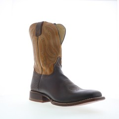 Tony Lama Asher 11″ Square Toe SA2012 Mens Brown Cowboy Western Boots