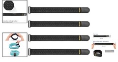 Elastic Cinch Straps with Anti-Slip Strips – 18”x2” (4 Pack) for Secure Storage
