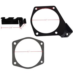 4-Bolt Throttle Cable Bracket Intakes 92MM-102MM Replacement for L-S L-S2 L-S3
